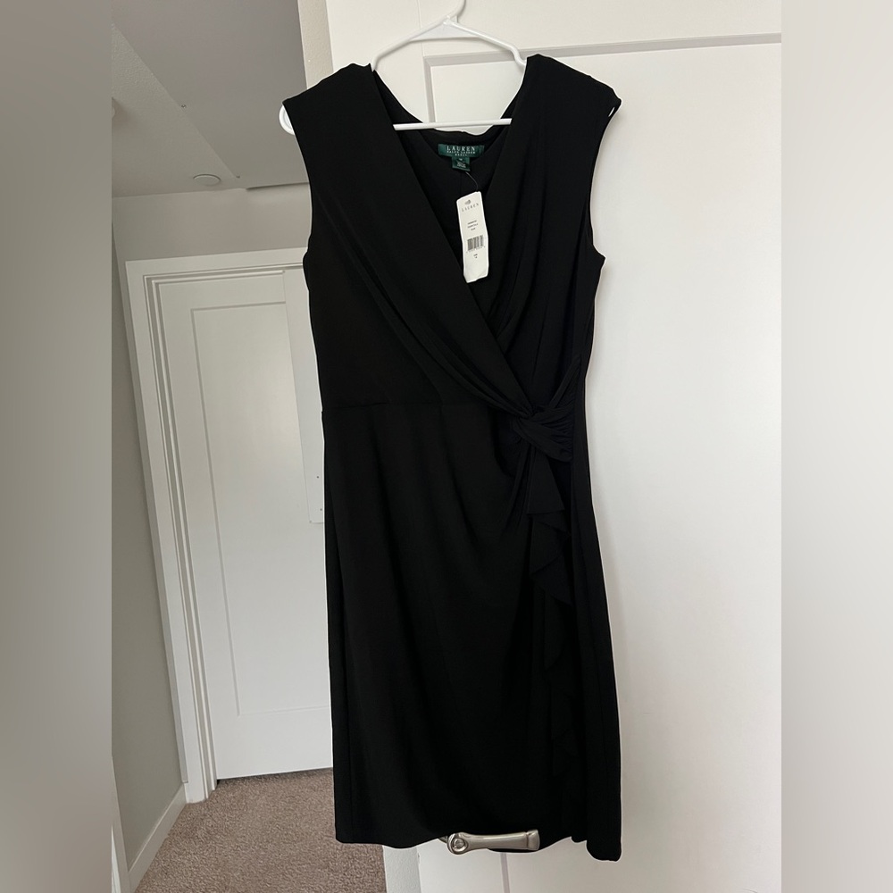 Ralph Lauren Black Asymmetrical Dress